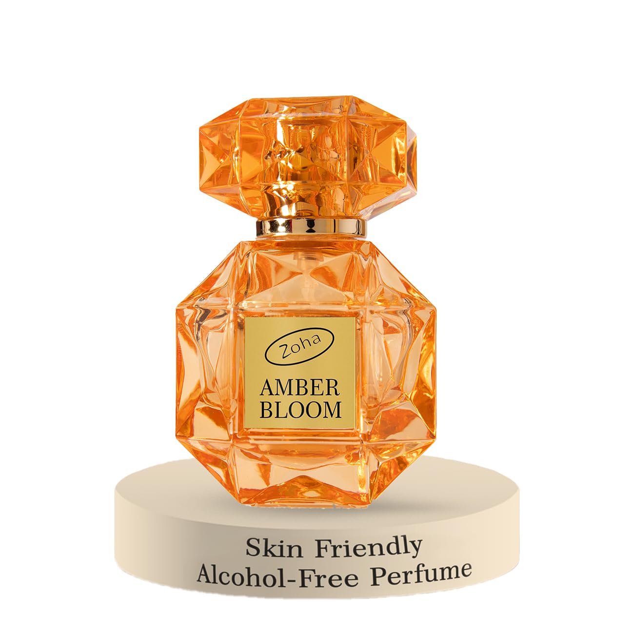 Zoha Amber Bloom - Alcohol-Free Amber Perfume for Men & Women | 30ml Clean Layering Oil Mist