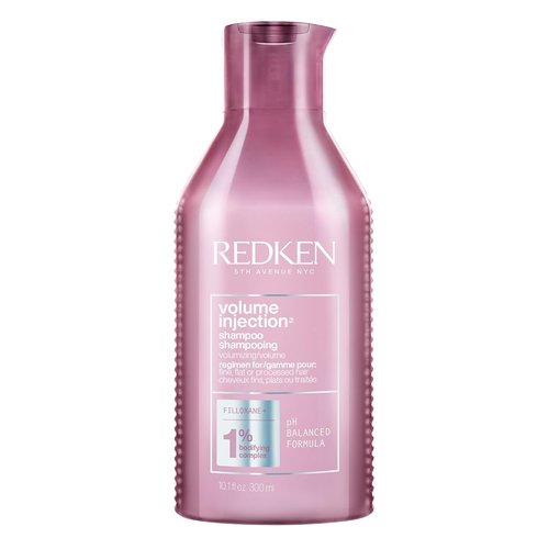 Redken Volume Injection Shampoo for Fine Hair - Adds Lift & Body, Paraben-Free Formula
