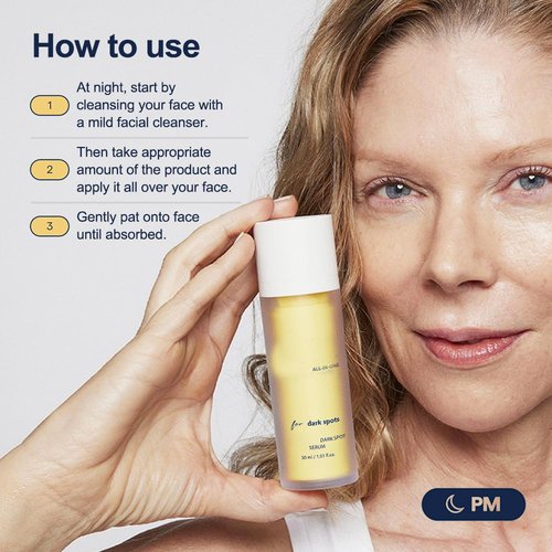 Dark Spot Treatment Serum with Retinol, Glutathione, Niacinamide, Mandelic Acid and Kojic Acid for Face, Natural Discoloration and Acne Scar Fading Solution，30ml