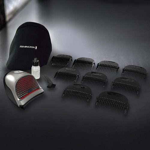 Remington Shortcut Pro Hair Trimmer Kit - Waterproof Cordless Razor for Head & Beard | 14-Piece Set