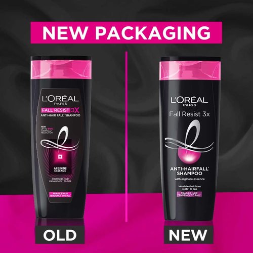 L'Oreal Paris Fall Repair 3X Shampoo - Strengthens Hair & Reduces Fall | 175ml