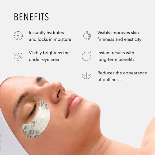 HydroPeptide PolyPeptide Eye Masks - Line-Lifting Hydrogel Patches for Firmer Skin & Dark Circles | 8 Treatments