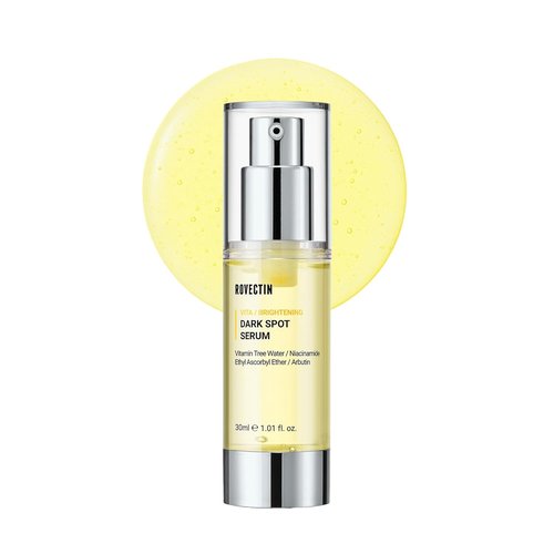 Rovectin Vita Dark Spot Correcting Serum - Brightening Vitamin C & Niacinamide for Even Skin Tone | Vegan & Gentle | 1.01 Fl Oz (30 ml)
