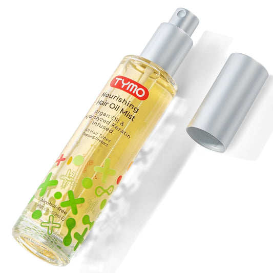 TYMO Argan Hair Oil Spray - Hydrating 6 Blend Oil for Frizzy Hair | Organic Formula for Daily Use