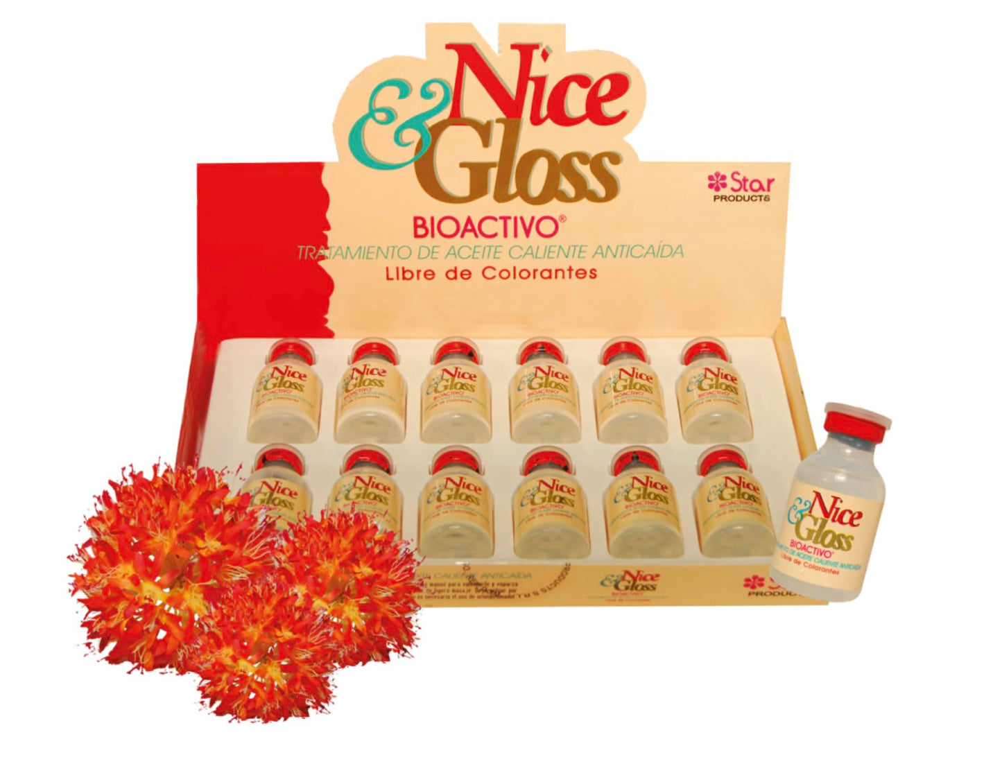 Bio Complex Brazilian Formula Keratin Plus Nice And gloss 12 Pack – 0.67 oz Each, Professional Hair Smoothing & Strengthening Treatment for Frizz-Free, Healthy Hair