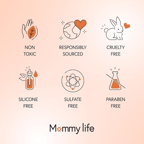 MOMMY LIFE Preggie Paste Belly Butter - Non-Toxic Stretch Mark Cream with Manuka Honey & Vitamin E | 3.7oz
