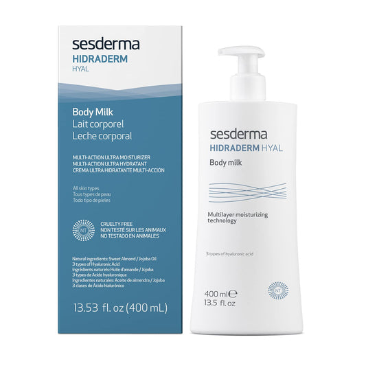 Sesderma Hidraderm Hyal Body Lotion - Deep Hydration Formula | 13.5 Fl Oz for Silky Skin