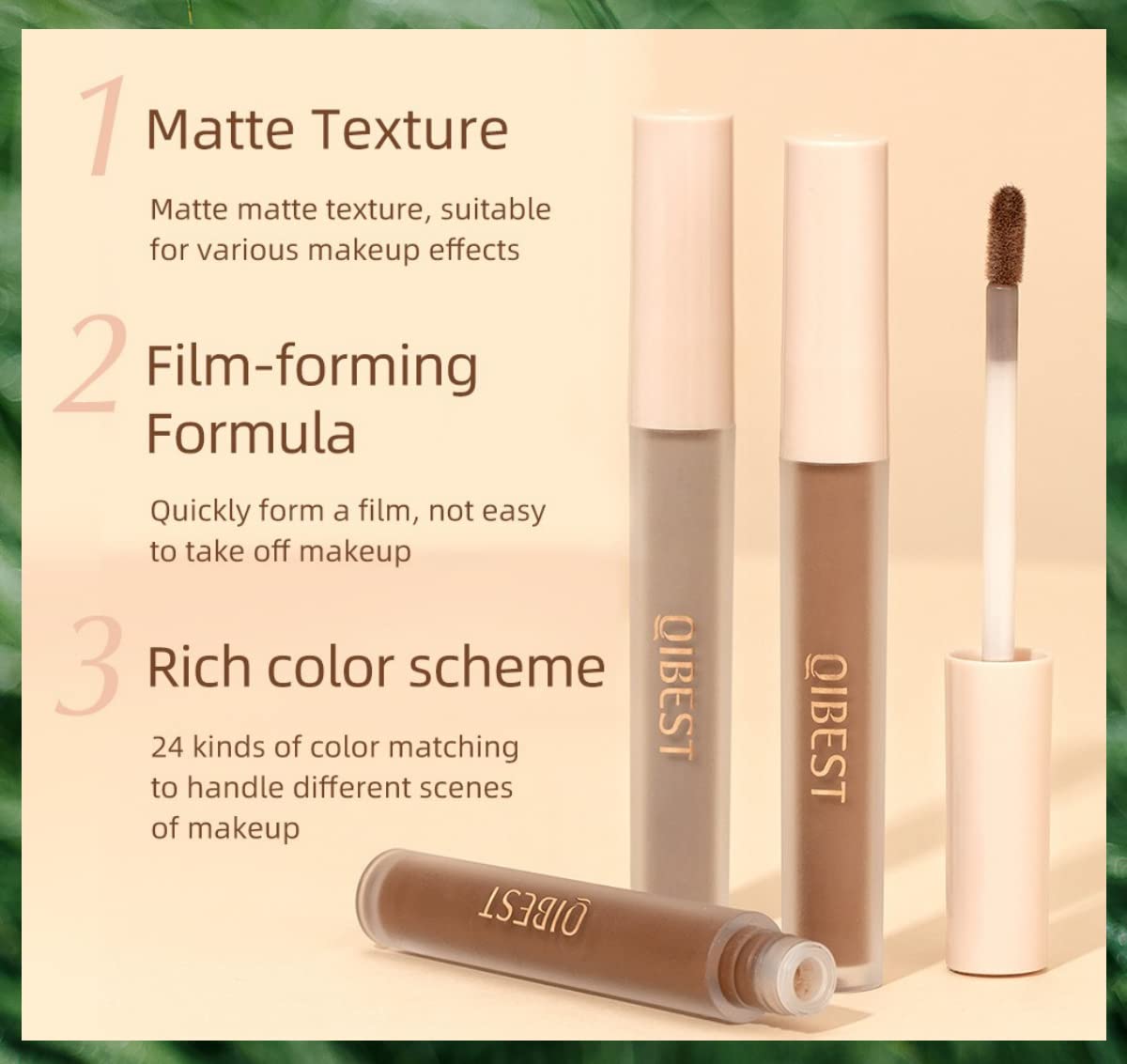 Skiennix Matte Liquid Eyeshadow - Long-Lasting, High-Pigmented Gel Makeup | Matte Bloom Shade
