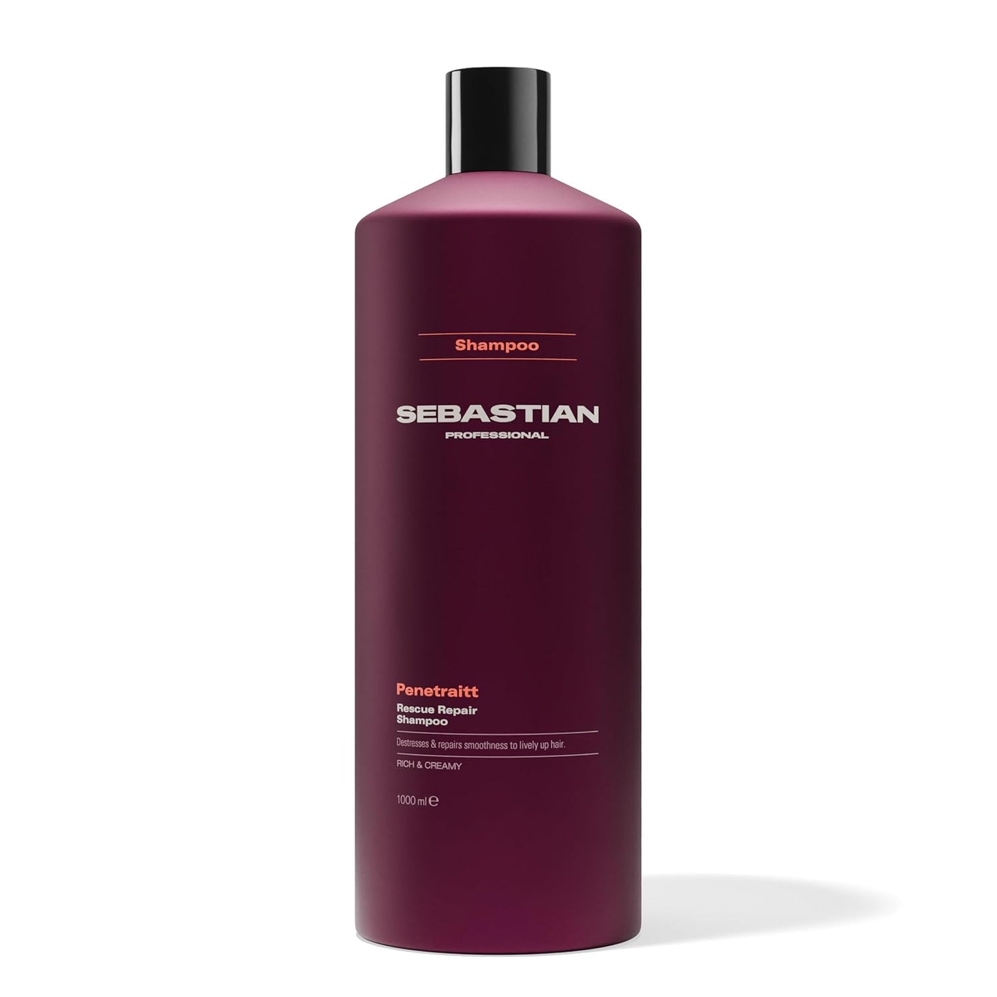Sebastian Professional Penetraitt Shampoo - Strengthening Deep Repair for Dry, Damaged & Colored Hair