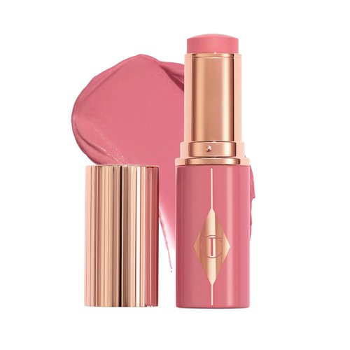 Charlotte Tilbury Unreal Healthy Glow Blush Stick - Buildable Cream Formula for Luminous Skin - Easy to Use & Blendable