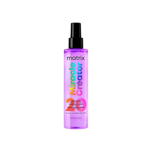 Matrix Miracle Creator Leave-In Conditioner Spray - Moisturizing, Anti-Frizz Heat Protectant for Damaged Hair
