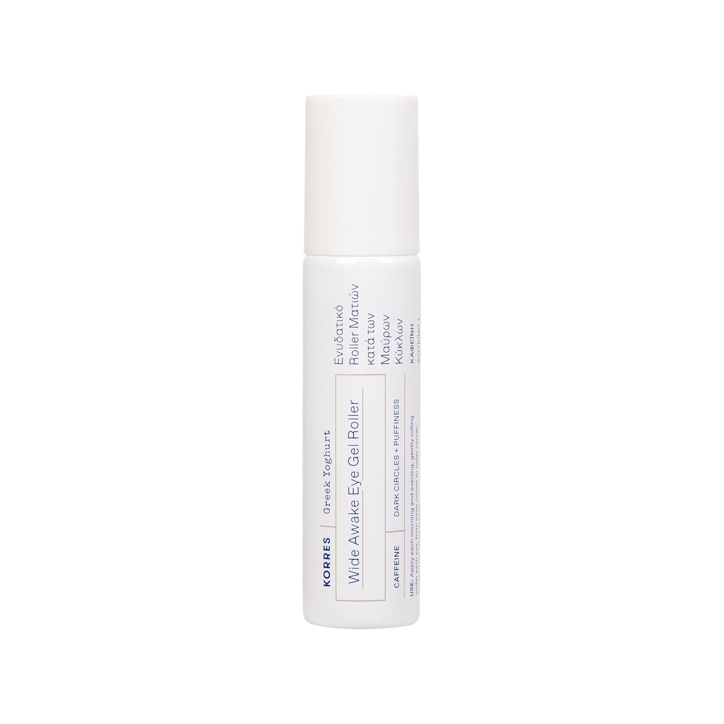 KORRES Greek Yoghurt Eye Gel Serum - Brightening & Hydrating with Hyaluronic Acid & Caffeine | 0.51 fl oz