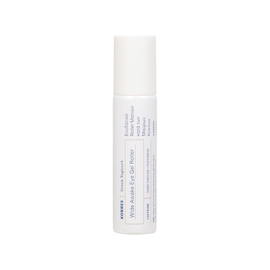 KORRES Greek Yoghurt Eye Gel Serum - Brightening & Hydrating with Hyaluronic Acid & Caffeine | 0.51 fl oz