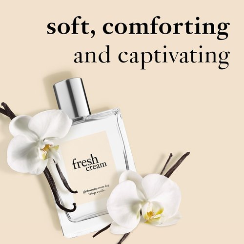 Philosophy Fresh Cream Eau De Toilette - Sweet & Captivating Women's Perfume - Whipped Cream & Tonka Bean Notes - Long-Lasting Luxury Fragrance