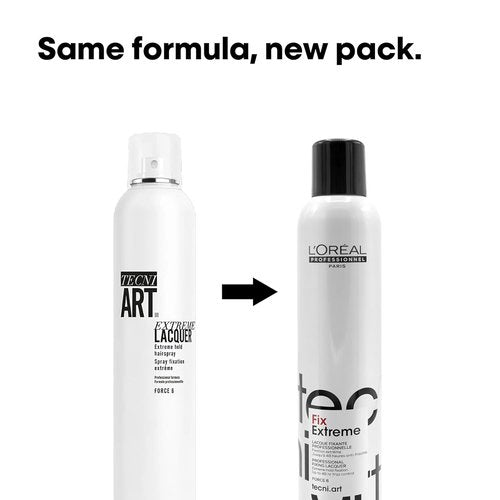 L'Oréal Professionnel Paris Fix Extreme Lacquer - Strong Hold Hairspray for All Hair Types | Anti-Frizz & Shine