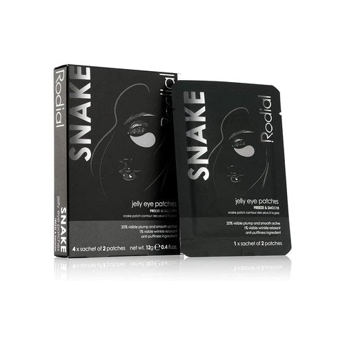 Rodial Snake Jelly Eye Patches - Anti-Puffiness Formula with Syn-ake Tripeptide | Rejuvenate & Firm (Box of 4)