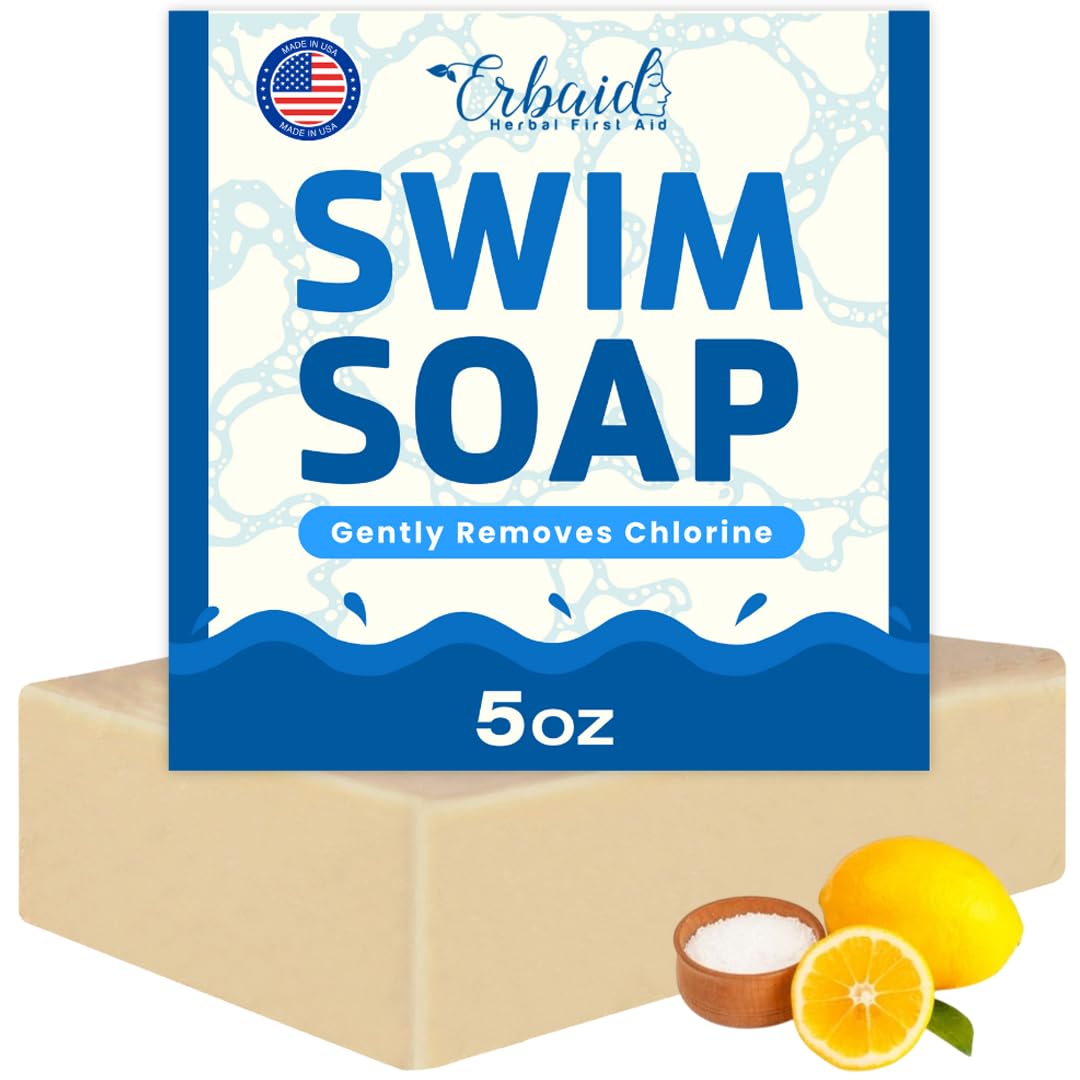 Skiennix Swimmers Shampoo - Chlorine Removal Body Wash & Soap Bar - Gentle Moisturizing Care for All Ages