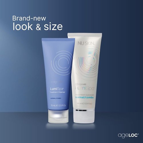 Nu Skin ageLOC LumiSpa Treatment Cleanser - Promotes Smooth, Refreshed Skin | 2 Pack for Normal/Combo Skin | 2.5 fl oz