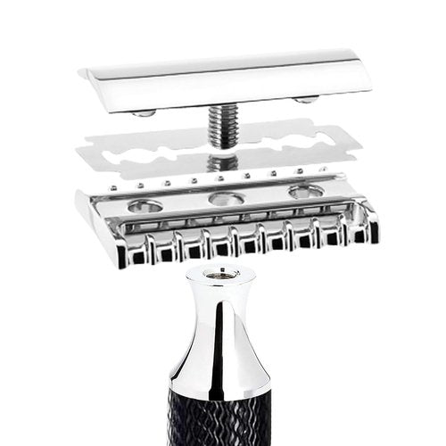 MÜHLE Traditional R41 Double Edge Safety Razor - Open Comb Design for Barbershop Quality Shaves