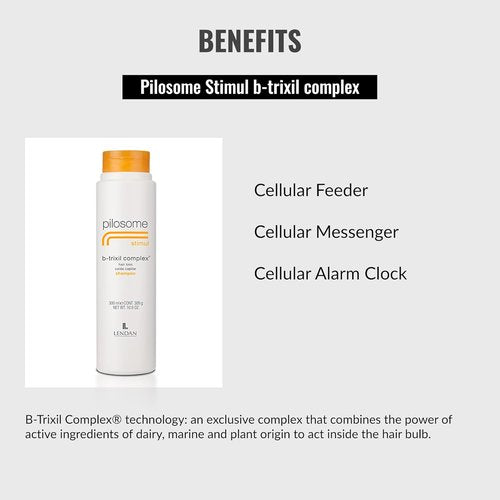LENDAN Gentle Specific Shampoo - Pilosome Stimul B-Trixil Complex - 300 ml for Soft, Silky Hair