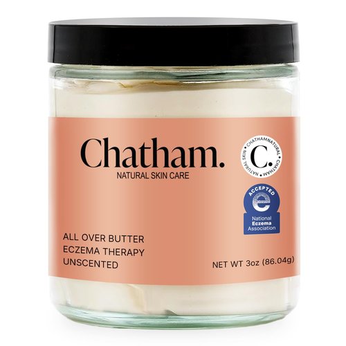 Chatham Natural Skin Care Eczema Relief Cream - Moisturizing All Over Butter for Dry, Itchy Skin | 3oz