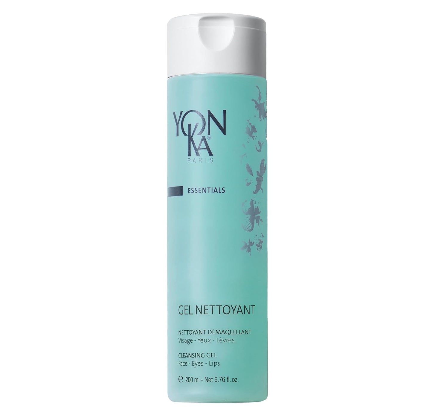 Yon-Ka Gel Nettoyant | Gentle Foaming Face Wash & Makeup Remover Set | Exfoliating Scrub for Normal & Acne-Prone Skin | 6.76 fl oz & 1.87 oz