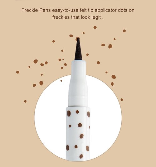 AKARY Freckle Pen - Professional Waterproof Face Concealer for Lifelike Makeup | #01 Light Brown