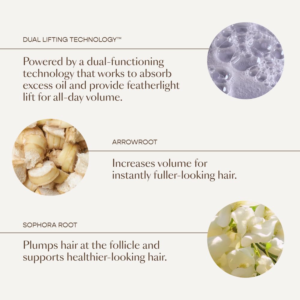 VEGAMOUR UPLIFT Volumizing Styling Foam, For fine, flat & thinning hair, Provides Volume & Resists Humidity, Non Sticky Formula, Bouncy Soft Hair