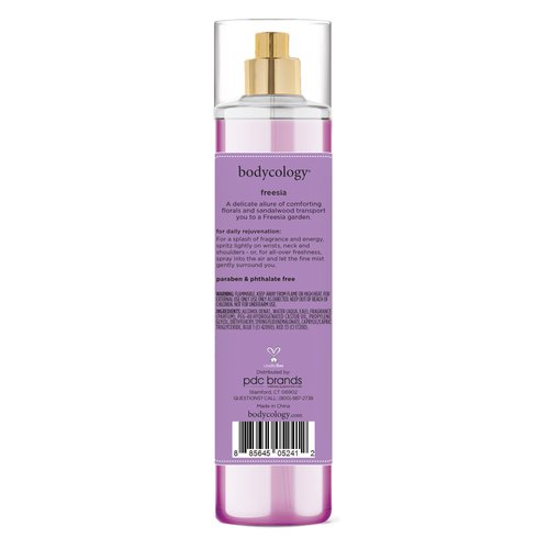 Bodycology Long-Lasting Fragrance Body Mist, Freesia, 8 fl oz