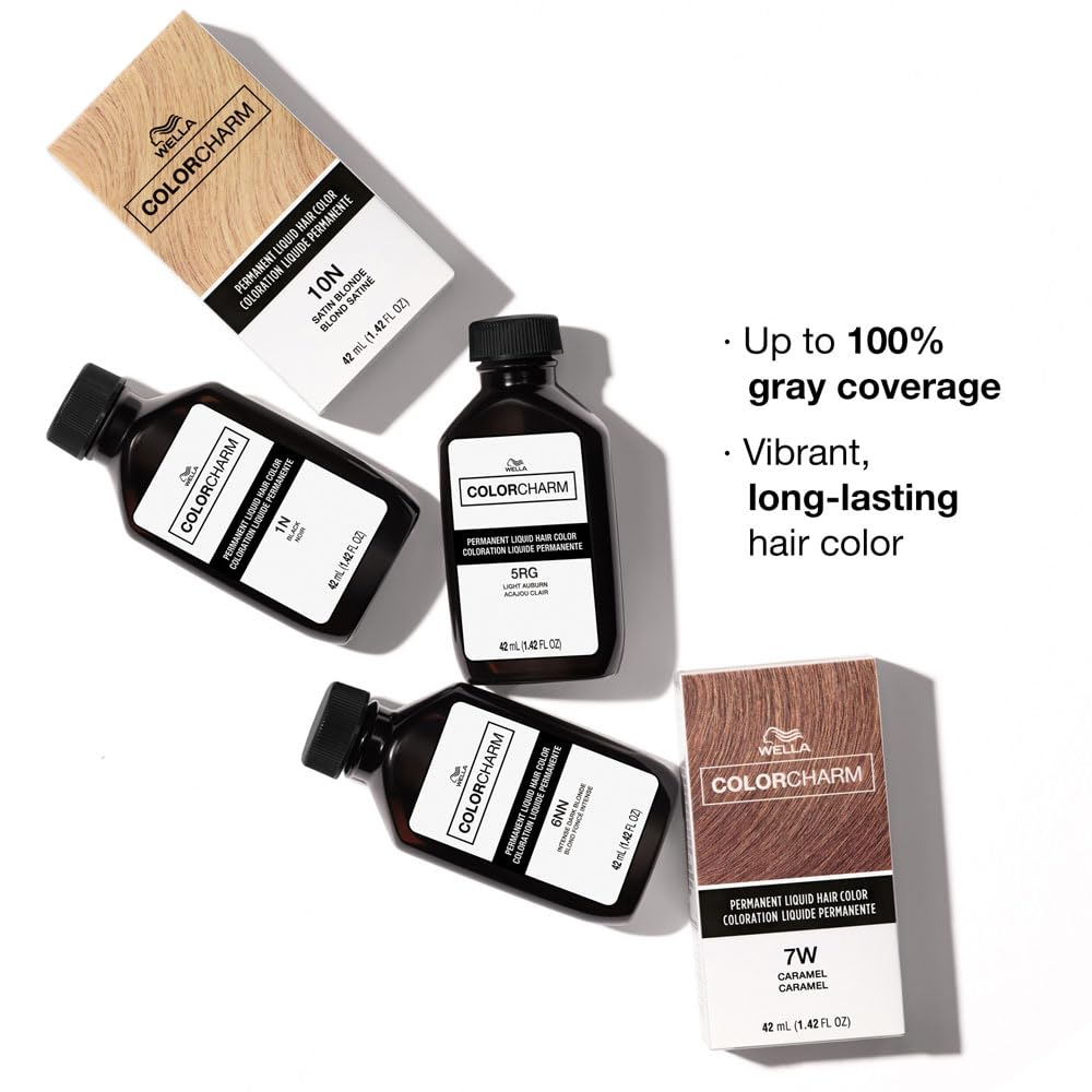 COLORCHARM Permanent Liquid Hair Color - Blonding Plus Additive for Up to 100% Gray Coverage | 1.42 Fl Oz
