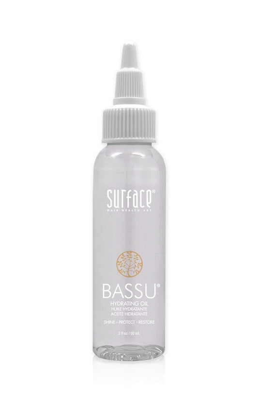Surface Hair - Bassu Hydrating Oil - Moisturizing Hair Oil with Flax Seed & Aloe Vera, 2 Fl Oz