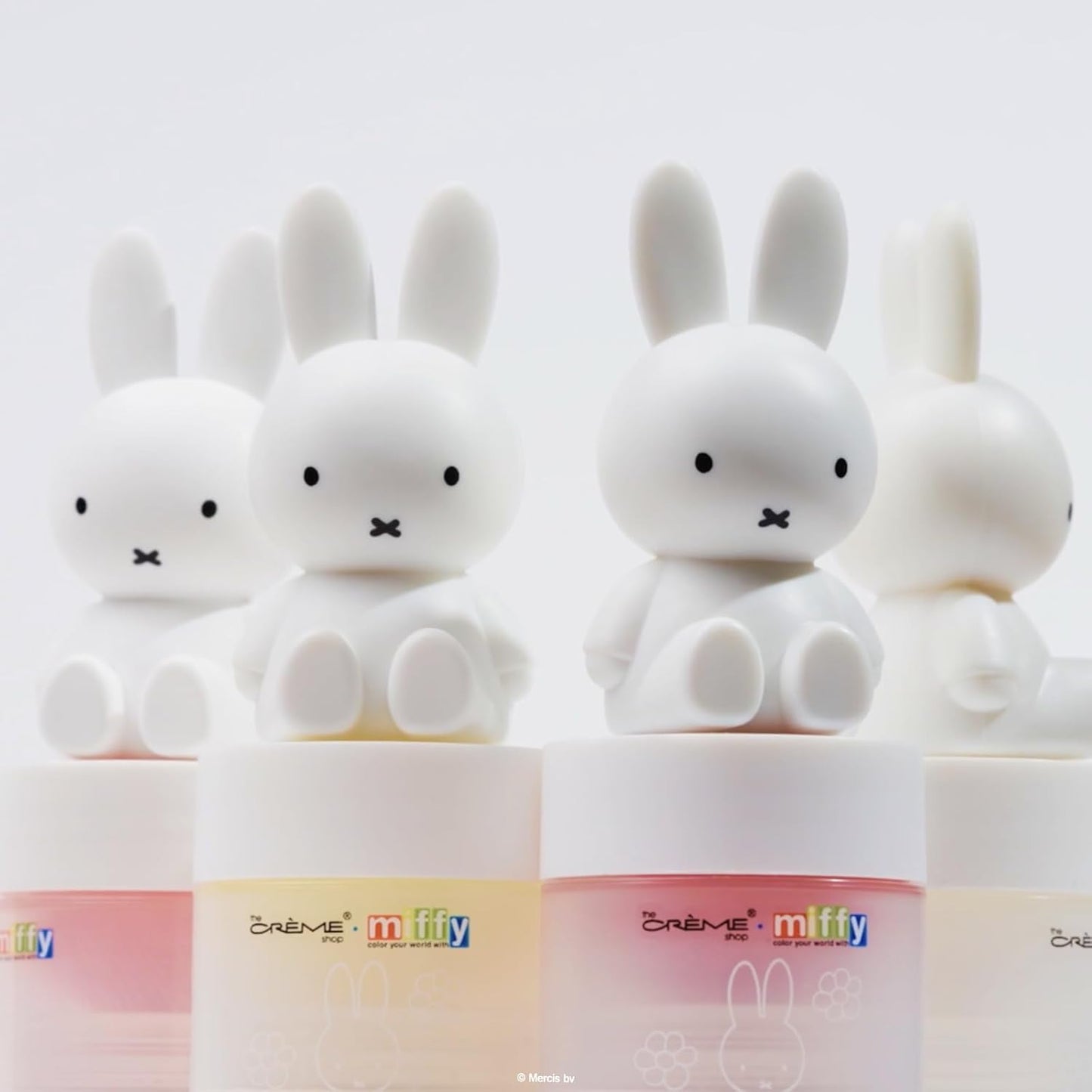 The Crème Shop Miffy Tinted Lip Balm with adorable Miffy cap, with Hyaluronic Acid and Murumuru to moisturize, soften and visibly improve chapped or dry lips - Rare Rose