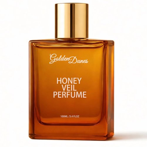 HABOHUSE Golden Dunes Honey Veil Eau de Parfum – Honey, Oud, Patchouli, Vanilla & Bergamot with Floral-Amber Spicy Notes, Clean Vegan Essential Oils, Long-Lasting Unisex Fragrance, 100 ml