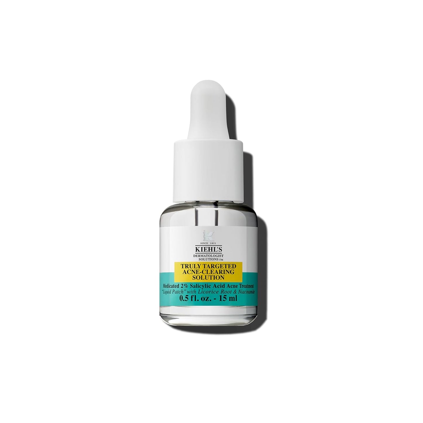 Kiehl's Acne-Clearing Pimple Patch - 2% Salicylic Acid & 4% Niacinamide for Fast Relief | 0.5 fl oz