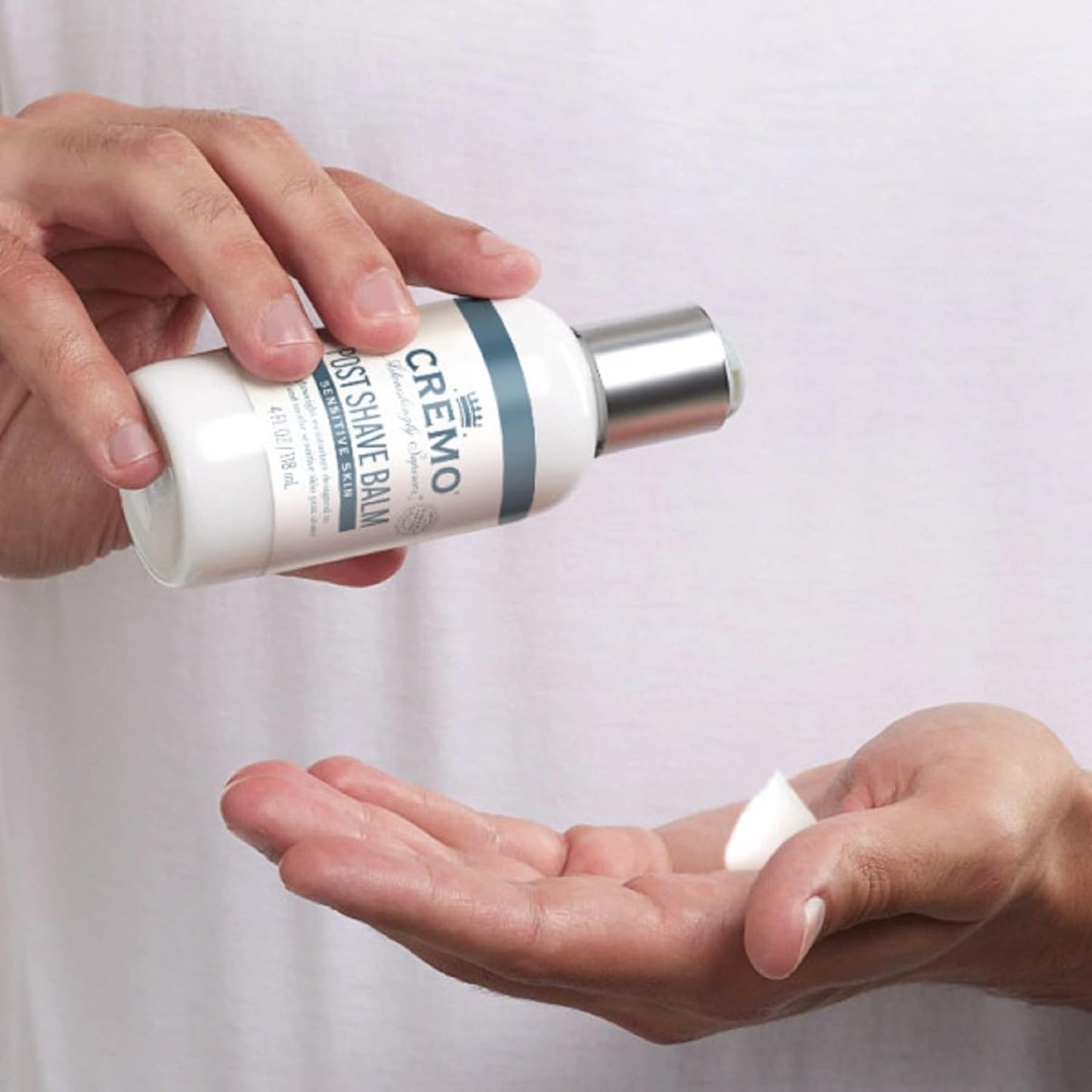 Cremo Sensitive Post Shave Balm - Soothes & Protects Skin from Irritation | 4 Fl Oz