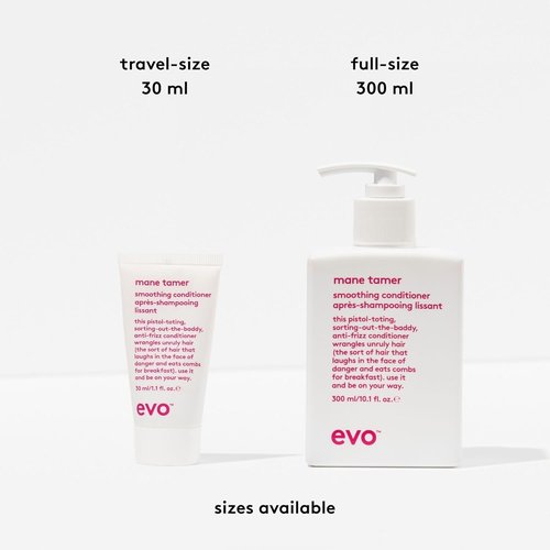 EVO Mane Tamer Smoothing Conditioner - Strengthens, Softens & Reduces Frizz for Shiny Hair