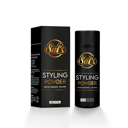 Sal's Professional Styling Powder | Natural Look & Strong Hold Mens Powder | Easy to Apply with No Oil or Greasy Residue