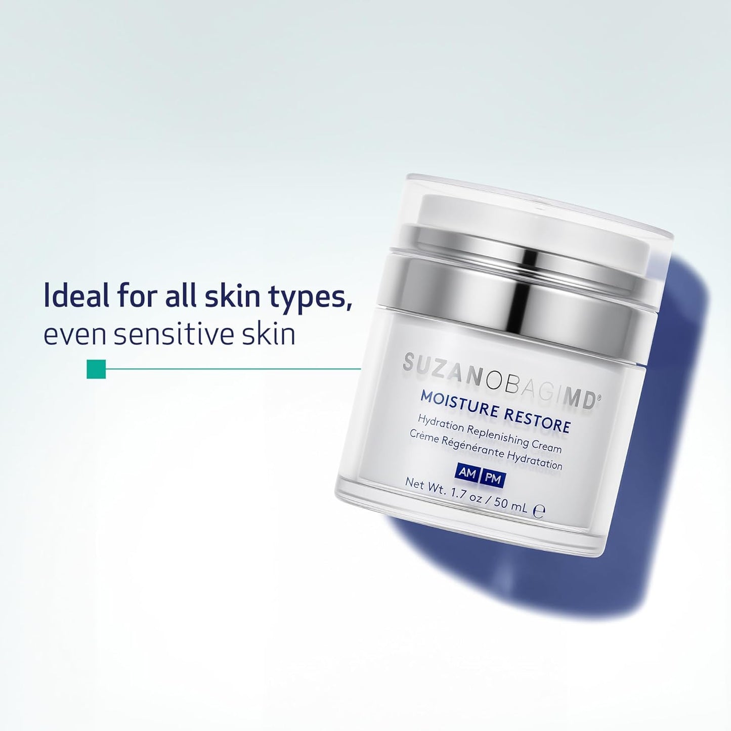 SUZANOBAGIMD Moisture Restore - Medical-Grade Multi-Layered Hydration for Redness Relief & Improved Skin Texture - 1.7 oz