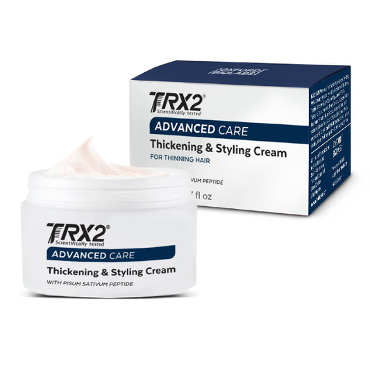TRX2 Hair Thickening Cream - Lightweight & Non-Sticky Formula for All Hair Types | Thicker, Hydrated Hair [1.7 oz]