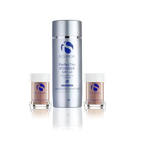 iS CLINICAL PerfecTint Powder SPF 40 - Tinted Loose Face Powder for Makeup Finish | Broad Spectrum Protection