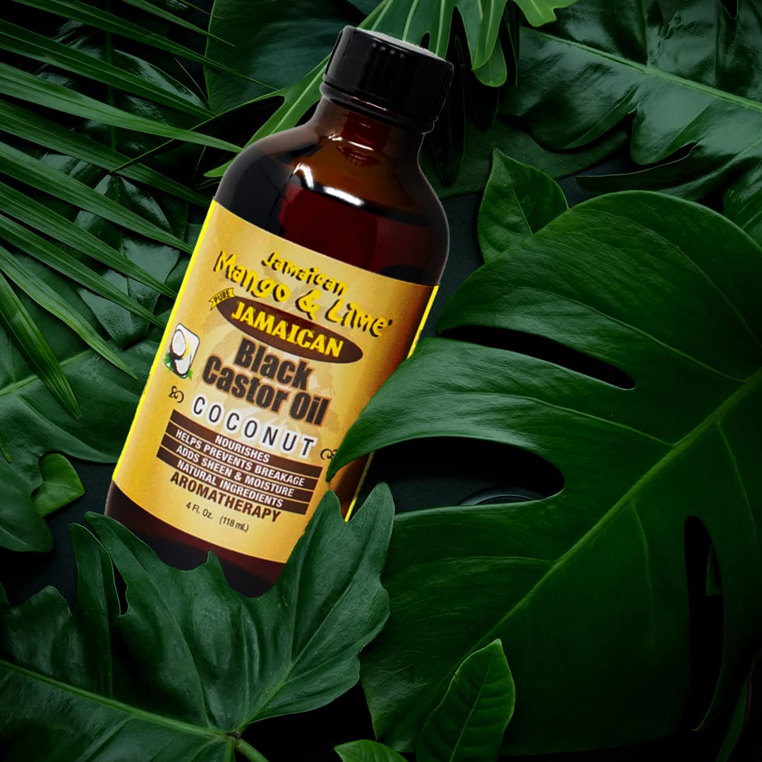 Jamaican Mango Black Castor Oil, Coconut, 4 Ounce