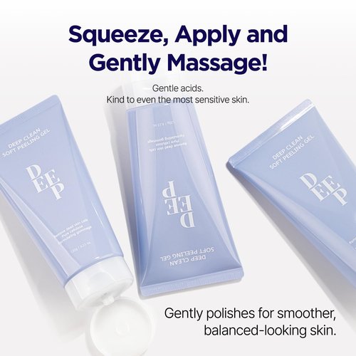 PONGDANG Deep Clean Soft Peeling Gel - Daily Exfoliator for Dead Skin & Blackhead Care | 4.23oz | Cruelty-Free Korean Skin Care