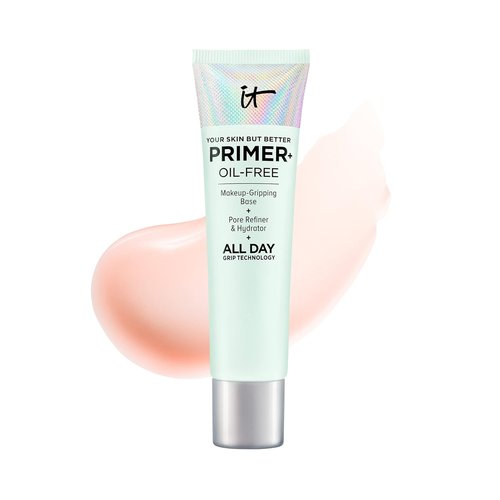 IT Cosmetics Your Skin But Better Makeup Primer+ - Hydrating, Pore-Refining Formula - Oil-Free, 1 fl oz