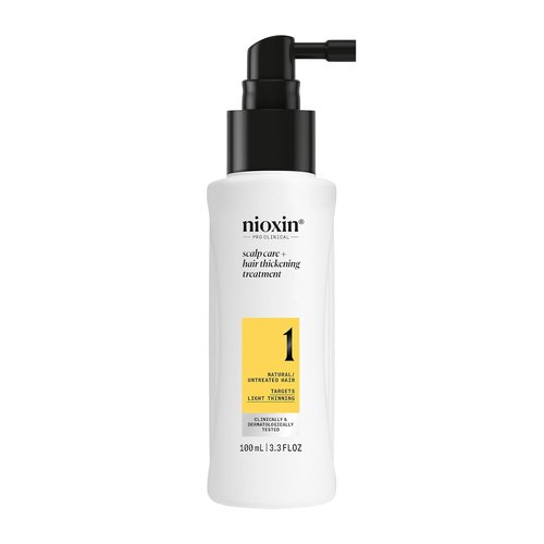 Nioxin System 1 Leave-In Treatment - Hair Thickening Formula for Natural Hair | Strengthens Against Damage & Breakage with Niacinamide & Biotin