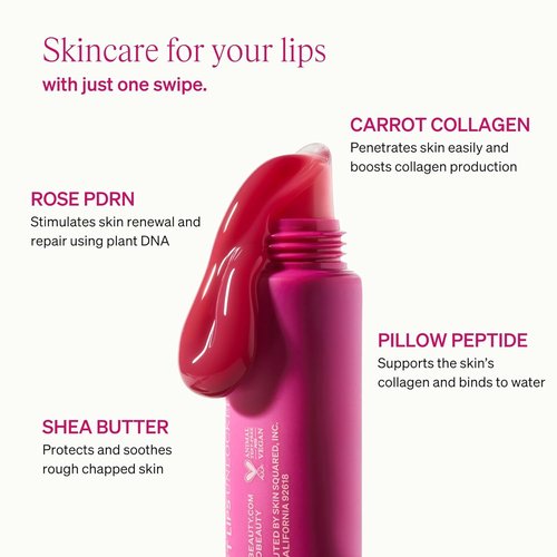 KNEMO LipLock Jelly Serum - Hydrating Korean Skincare for Dry Lips | Long-Lasting Glossy Mask (Grape Crush)