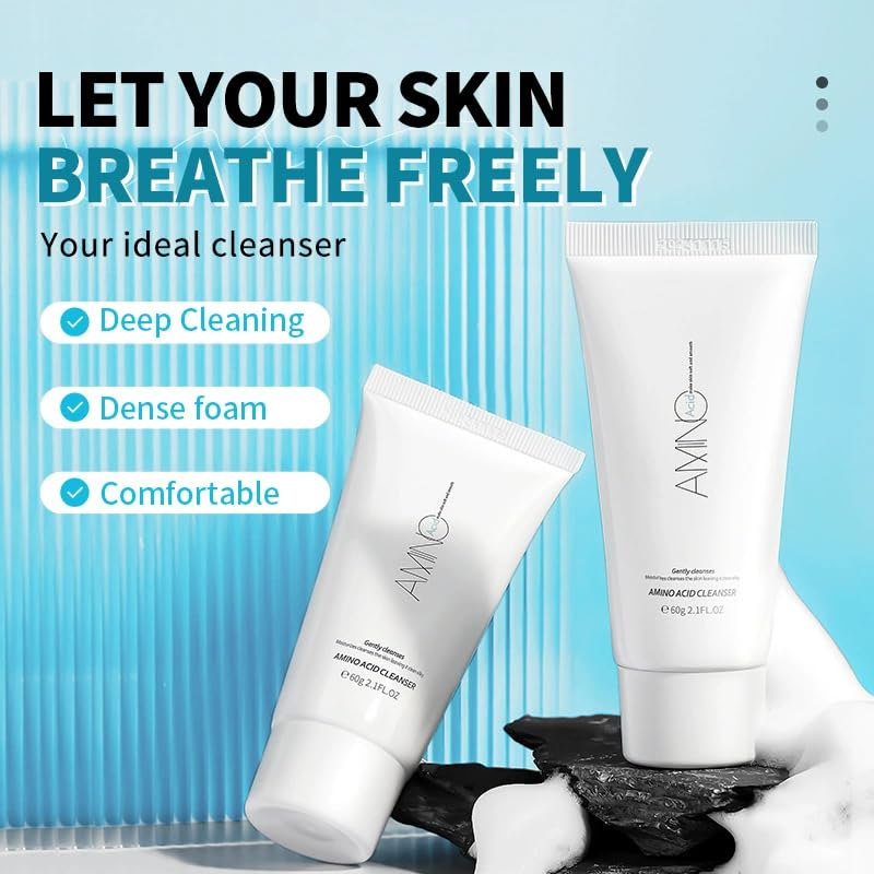 Skiennix Acid Facial Cleansing Mousse - Gentle Hydrating Foaming Face Wash, 2.1 FL.OZ