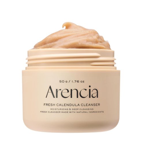 ARENCIA Calendula Rice Mochi Cleanser - Moisturizing & Deep-Cleansing Formula (1.76oz)