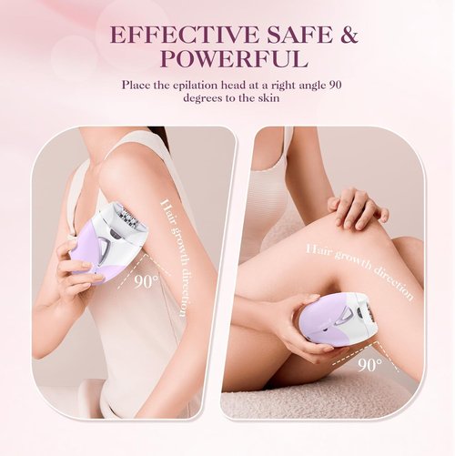 Regine Switzerland Epilator for Women - Rechargeable Hair Removal Device with 36 Tweezers | Smooth Skin for Face, Legs, Bikini & Arms