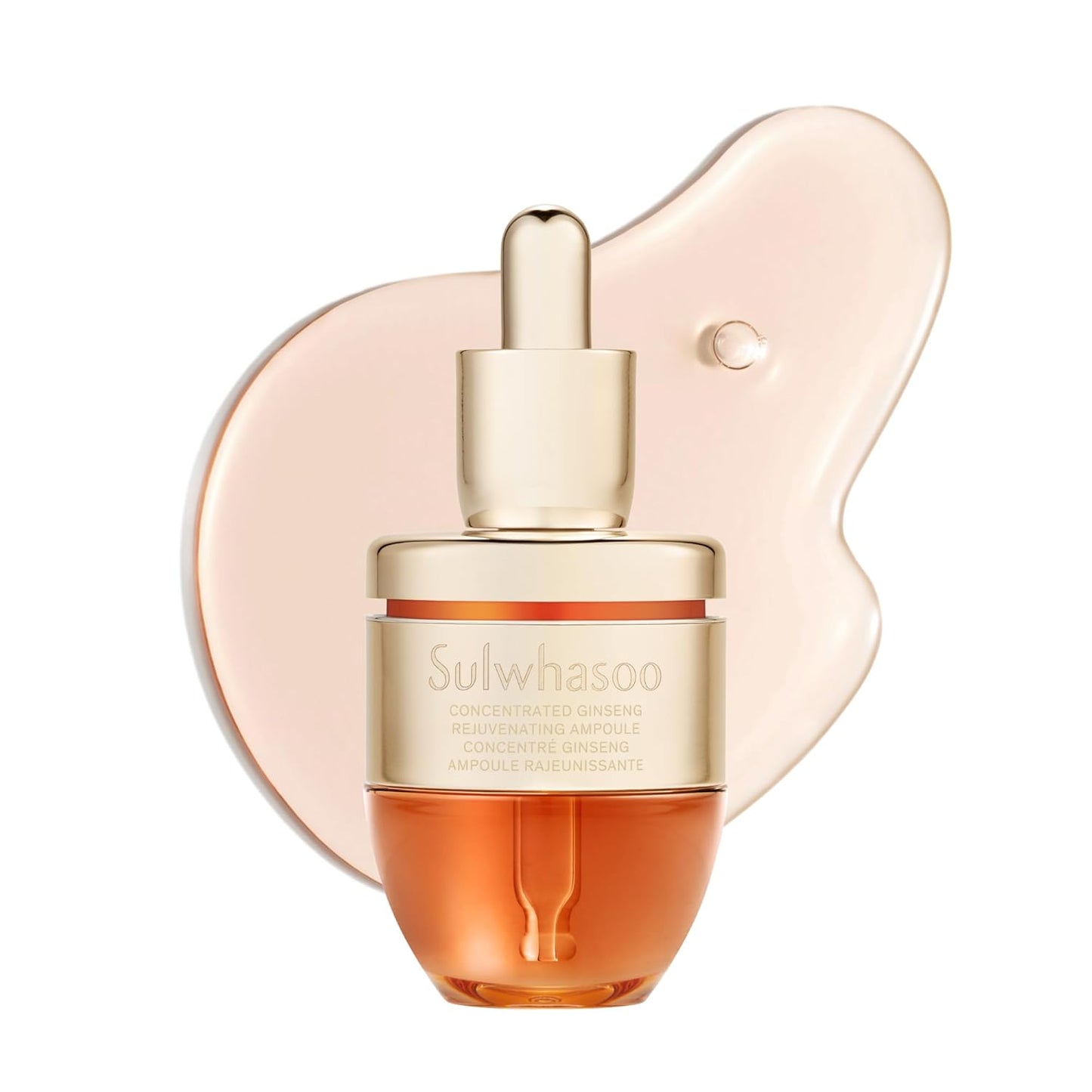Sulwhasoo Concentrated Ginseng Rejuvenating Ampoule - Anti-Aging Korean Ginseng & Peptide Treatment, 0.67 Fl Oz