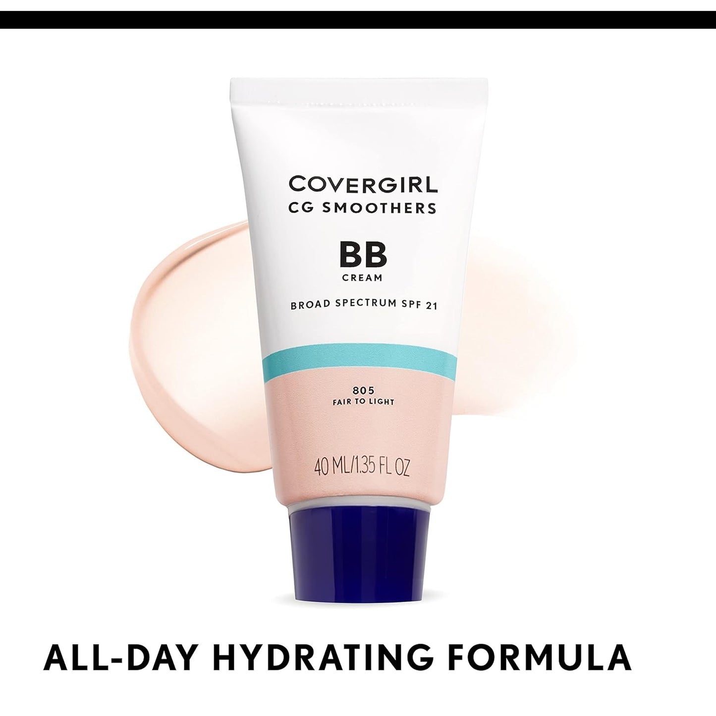 COVERGIRL Smoothers Lightweight BB Cream, 1 Tube (1.35 Ounce), Light to Medium 810 Skin Tones, Hydrating BB Cream with SPF 21 Sun Protection (Packaging May Vary) (Pack of 2)